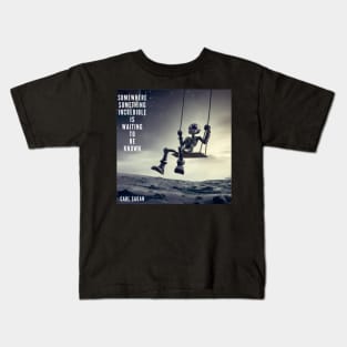 Lonely Spaceman Kids T-Shirt